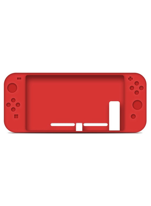 Силиконовый чехол Silicon Case для Nintendo Switch (красный)